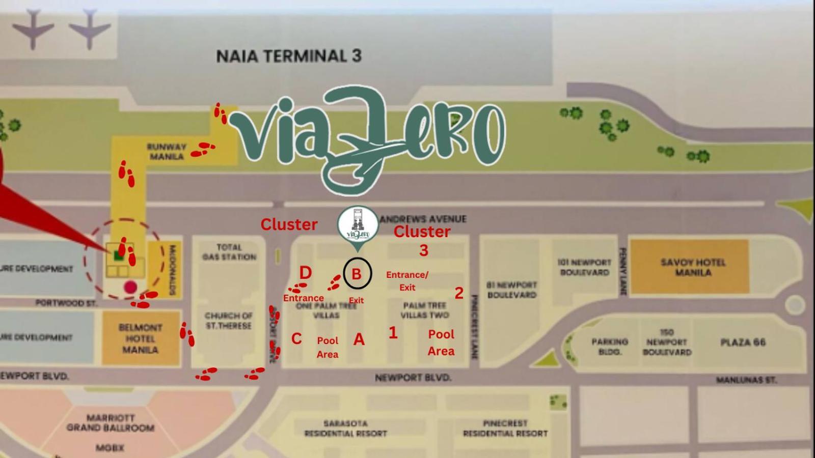 One Palm Tree Villas Condominium - Studio 7Th Fl With Balcony - Across Terminal 3 Airport Pasay Luaran gambar